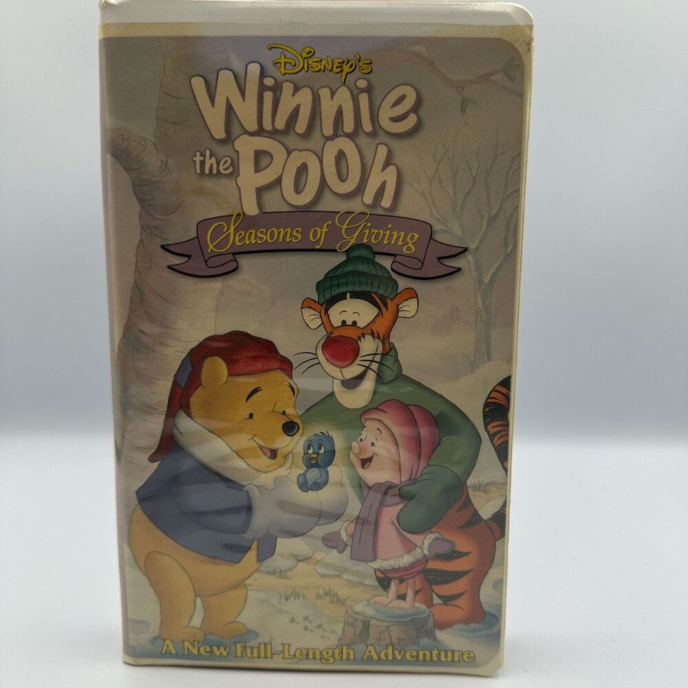Disneys Winnie The Pooh: Seasons Of Giving 1999 VHS Full-Length Feature